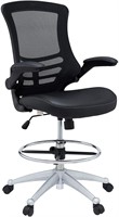 Modway Attainment Vinyl Drafting Chair