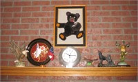 Contents on Mantle-Framed Art & Figurines