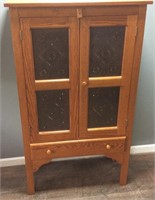 SEELY DOUBLE DOOR PIE SAFE WITH TIN PANELS