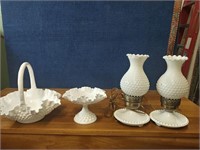 Lot of Milk Glass