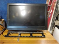 RCA 45" TV with wall mount bracket.