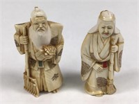 Fine Japanese Artist Carved Jotomba Figures