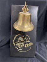 Coors brass drinking bell