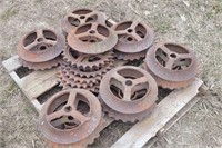 Pallet of Cultimulcher wheels