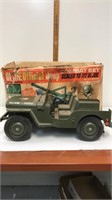 Vintage G.I. Joe Official Jeep by Hasbro-with