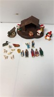 Lot of miniatures and nativity scene sets
