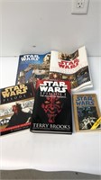 Lot of 5 Star Wars books, Terry Brooks, George