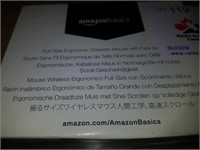 Amazon Basics Full Size Ergonomics Wireless mouse