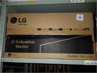 LG ultrawide 21:9 monitor