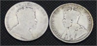 Canadian $1 Face Value 925 Silver Half Dollars