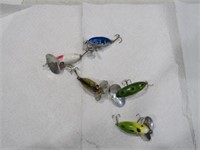 Vintage Lot of 4 Fishing Lures