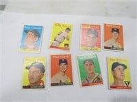 Lot of 8 1958 Topps Baseball Cards #5