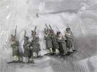 Vintage Toy Cast Soldiers 1700's Men