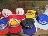 Lot of Sports Caps, LA, KC, SF, Minn, FL, CO