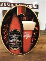 Amber Bock Dark Lager Tin Beer Sign