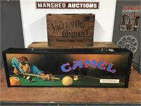 Original Camel Double Sided Light Box 1993