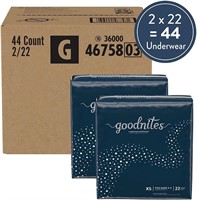 Goodnites Nighttime Bedwetting Underwear Girls' XS