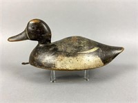 Bluebill Duck Decoy by Unknown Ontario Carver,
