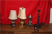 LOT OF MISC. LAMPS