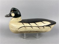 Early Goldeneye Drake Duck Decoy Attributed to