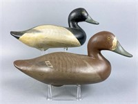 Madison Mitchell Pair of Bluebill Duck Decoys,