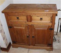 SMALL WOODEN STORAGE CABINET