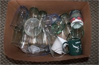BOX OF WATER GLASSES