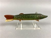 Early Bill Green Northern Pike Fish Spearing