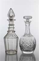Atlantis & Other Cut Crystal Decanters, 2