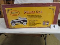 POLICE CAR IN BOX, PEDAL CAR