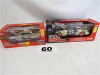 2 - DIECAST RACE CARS, NEW IN BOX