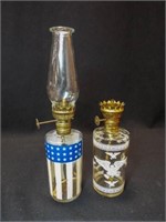 Small Oil Lamps, Patriotic (2)