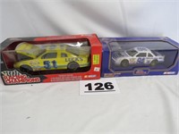 2 NASCAR CARS, NEW IN BOX