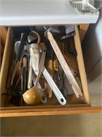 Drawers Of Kitchen utensils