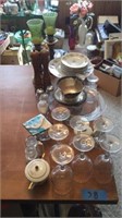 Candle Holders, Salt and Pepper, Wine Glasses