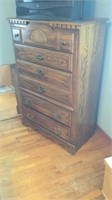 Solid Oak Athens Furniture Chest Of Drawers 17" x