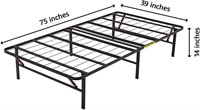Amazon Basics 14" Metal Platform Bed Frame Twin