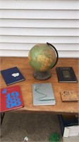 World Globe and Year Books