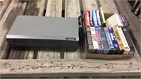 VHS Tapes, DVD Player VHS Player