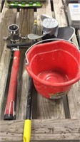 Work Horse Bucket, Air Pump, Paint Pull, Cuplink,