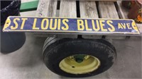 St Louis Blue Ave Sign
