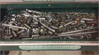 Large Assortment Of Sockets Craftsman, Copper