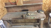 Work Bench With Vise MUST HAVE HELP TO LOAD