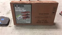 US General 16" x 30" Three Shelf Steel Service