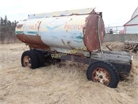 Truck Frame trailer with Tank