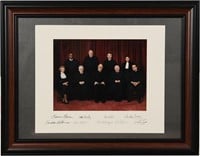 1994 Rehnquist Supreme Court Justices Signed Photo