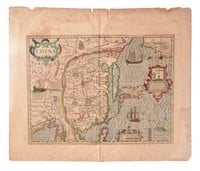 Jodocus Hondius, Map of China, Circa 1620