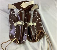 unused 1960s holster set with Halco Cap Guns