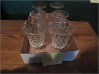 Set of 6 Water Goblets American Fostoria