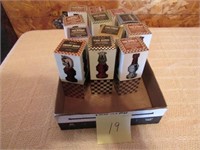 Avon 12 Chess Pieces